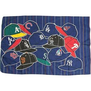MLB Major League Baseball 1996 Ball Cap Hat Pillowcase